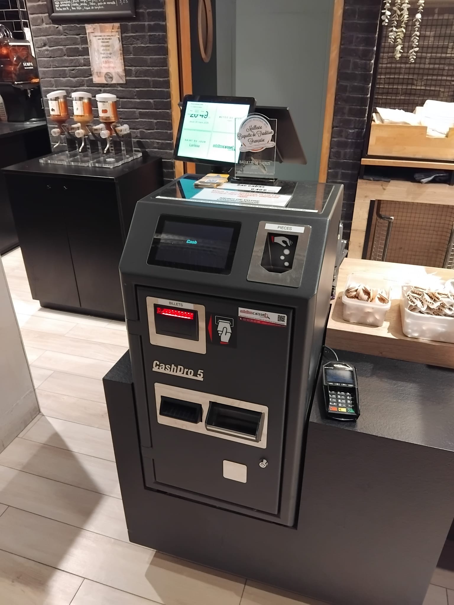 CashDro, Monnayeur automatique connecté, Solution Caisse